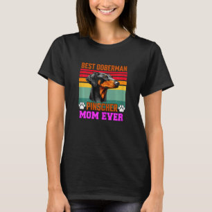 Camiseta Mulheres Doberman Dog Pet Owner Best Doberman Pins