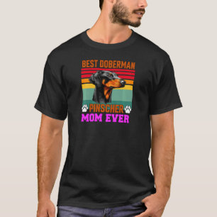 Camiseta Mulheres Doberman Dog Pet Owner Best Doberman Pins