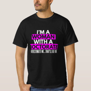 Camiseta Mulheres Doutoras Presentes por Mulheres Srta.