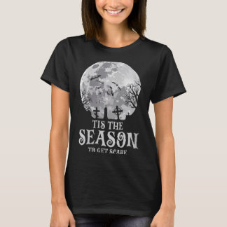 Camiseta Mulheres É a Temporada Y Lua Assombrada Sinistro H