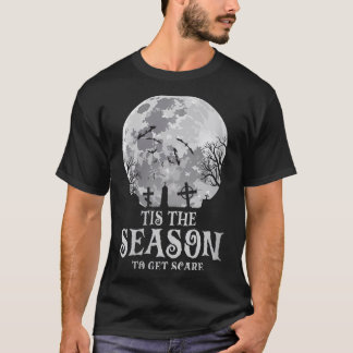 Camiseta Mulheres É a Temporada Y Lua Assombrada Sinistro H