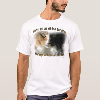 Camiseta Mulheres e gatos…