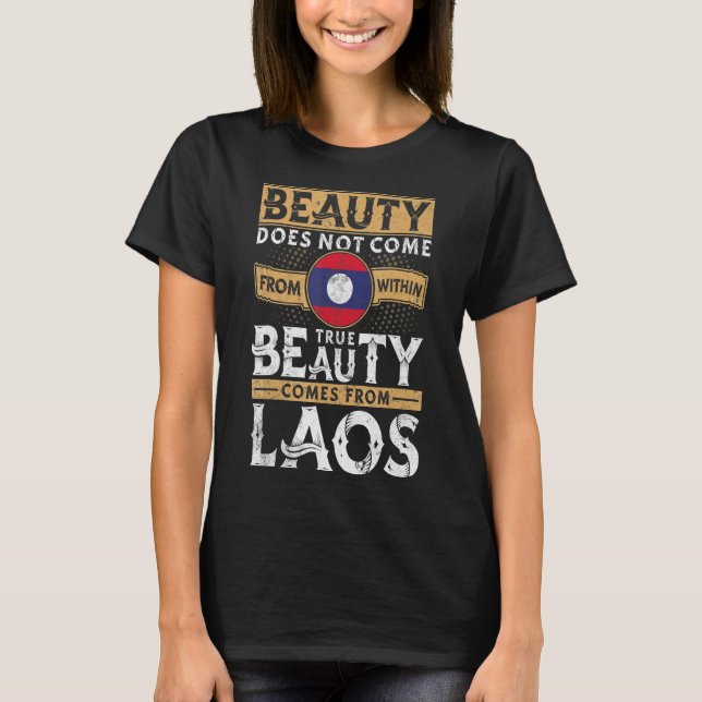 Camiseta Mulheres E Homens Do Laos (Frente)