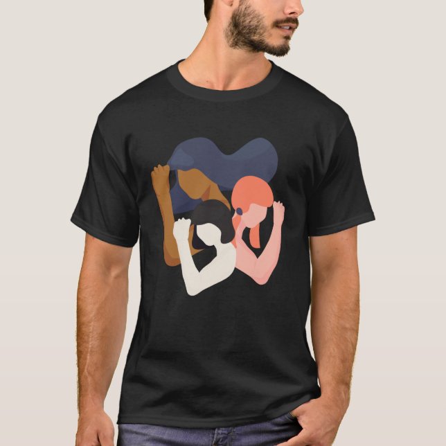 Camiseta Mulheres e Meninas Poder Unitário na Diversidade f (Frente)