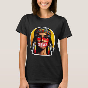 Camiseta Mulheres e raparigas Indígenas desaparecidas e ass
