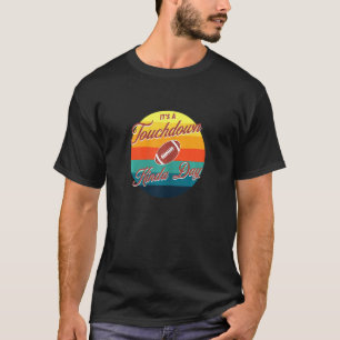 Camiseta Mulheres é um dia de touchdown Futebol Gameday