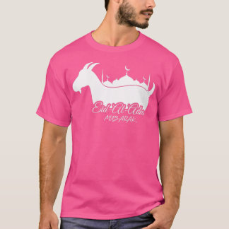 Camiseta Mulheres Eid Al Adha Mubarak Kareem Funny Happy Ei