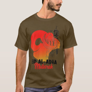 Camiseta Mulheres Eid Al Adha Mubarak Kareem Funny Happy Ei