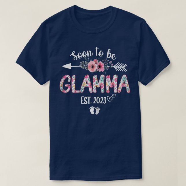 Camiseta Mulheres Em Breve A Ficar Com Glamma No Pês De 202 (Frente do Design)