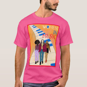 Camiseta Mulheres em laranja no Music HAIM