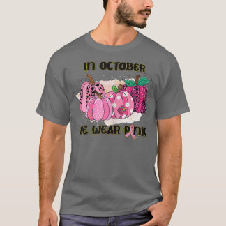 Camiseta Mulheres Em Outubro Vestimos Bomba De Cancer Rosa
