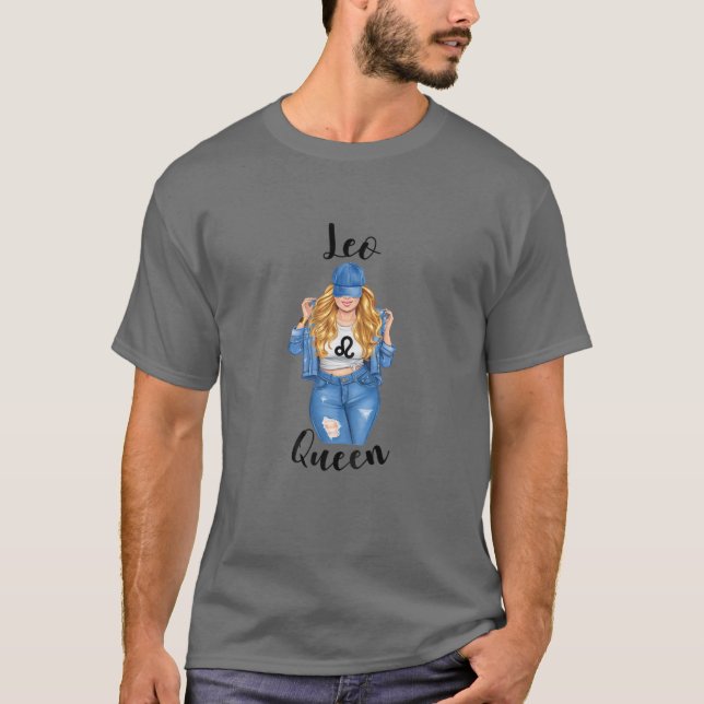 Camiseta Mulheres Em Sentido Léon Rainha Blonde Rainha Diva (Frente)