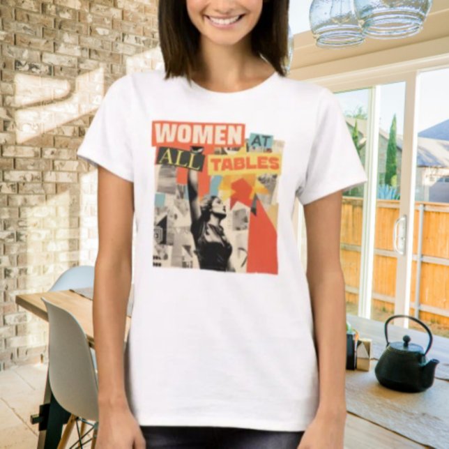 Camiseta Mulheres Em Todas As Mesas (Criador carregado)