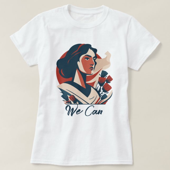 Camiseta Mulheres empoderadas (Frente do Design)