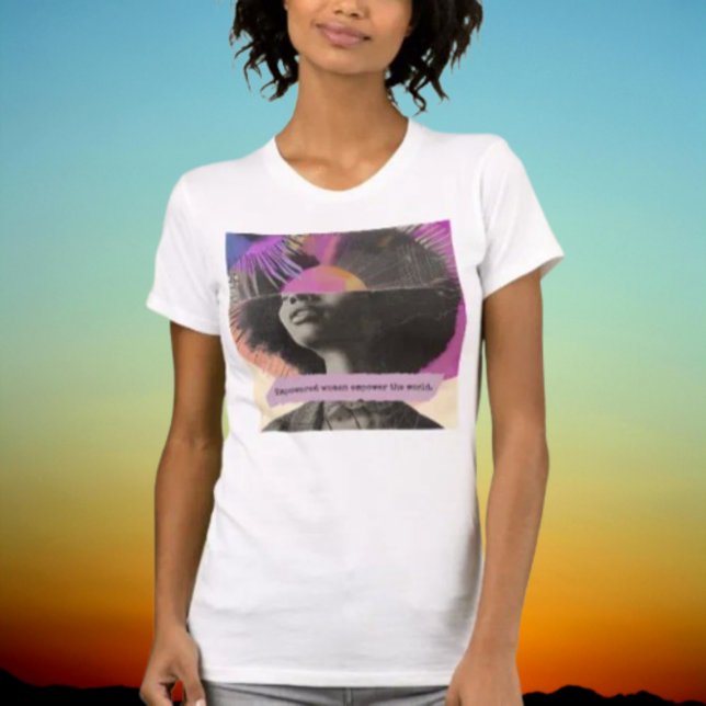 Camiseta Mulheres Empoderadas Empoderam o Mundo (Criador carregado)