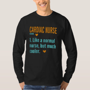 Camiseta Mulheres Enfermeiras Cardiovasculares Definição Mã