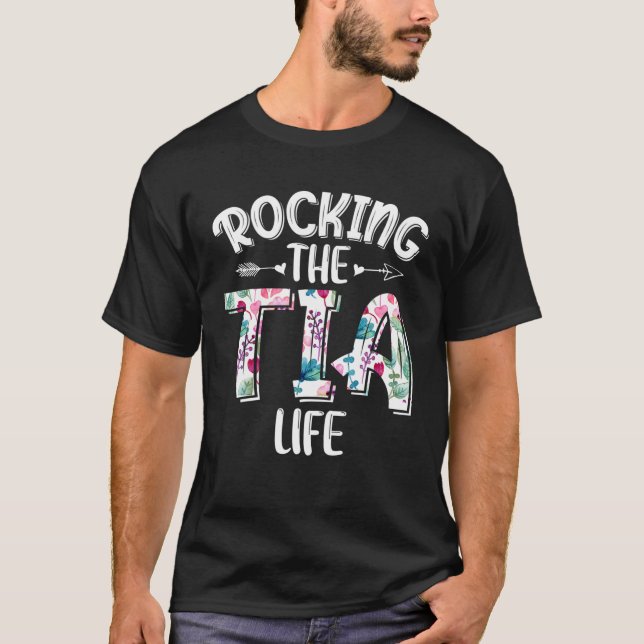 Camiseta Mulheres Enganando a vida de Tia Nova Vovó D (Frente)