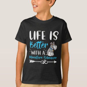 Camiseta Mulheres Engraçadas A Vida É Melhor Com Minia