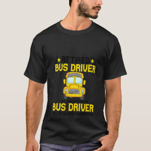 Camiseta Mulheres Engraçadas Aposentadas Ônibus Homens Esco