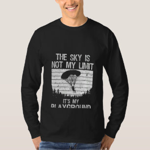 Camiseta Mulheres Engraçadas Arte De Skydiva Para Homens Mu