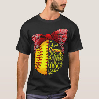 Camiseta Mulheres Engraçadas Com Softball Presente Vovó Pit