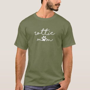 Camiseta Mulheres Engraçadas Dizendo Para O Cão Rottweile