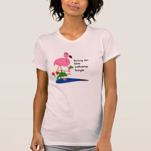 Camiseta Mulheres engraçadas do flamingo superiores
