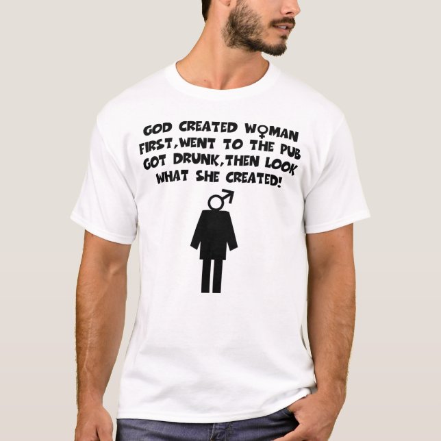 Camiseta Mulheres engraçadas feministas (Frente)