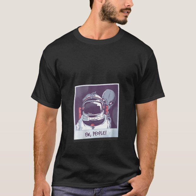 Camiseta Mulheres Engraçadas Galáxias Espaciais do Astronau (Frente)