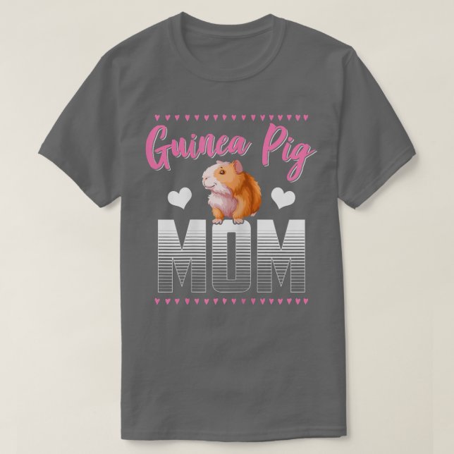 Camiseta Mulheres Engraçadas Guiné Porco Lover Gráfico para (Frente do Design)