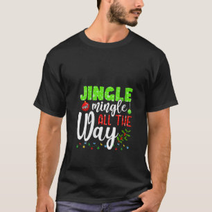 Camiseta Mulheres Engraçadas Jingle E Mingle Xmas Todo Cris