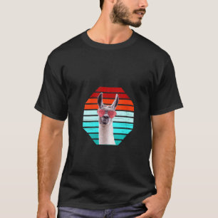 Camiseta Mulheres Engraçadas Llama Alpacas Belas Meninas de