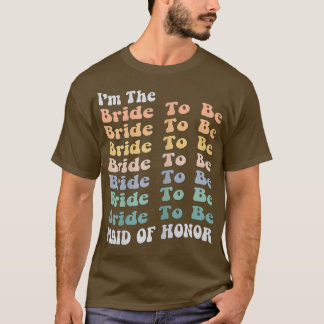 Camiseta Mulheres Engraçadas Madrinha de casamento Noiva A 