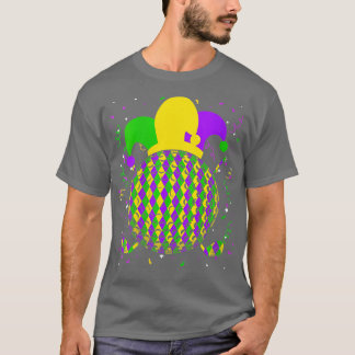 Camiseta Mulheres Engraçadas Mardi Gras Costume Golf Parade