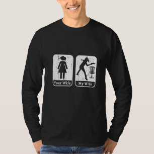 Camiseta Mulheres Engraçadas Marido Frisabelhas Disco Espos