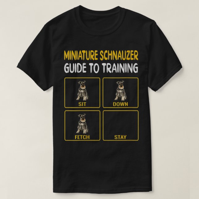 Camiseta Mulheres Engraçadas Miniatura Guia De Treinamento (Frente do Design)