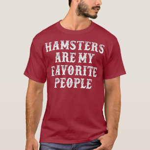 Camiseta Mulheres Engraçadas Namorada Dando Hamsters São
