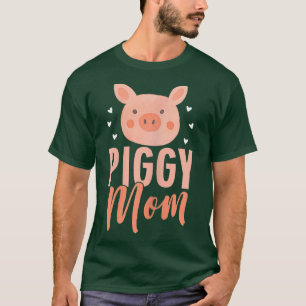 Camiseta Mulheres Engraçadas Porco Lover Gráfico Para Mulhe