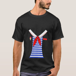 Camiseta Mulheres Engraçadas Sorvete Parlor Scoops Ahoy Cos