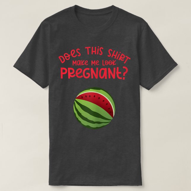Camiseta Mulheres Engravidando Engraçadas Dizendo Melon Pre (Frente do Design)