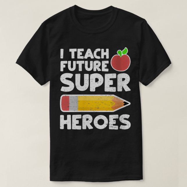 Camiseta Mulheres Ensino Super Heróis Futuros Escola VNeck (Frente do Design)