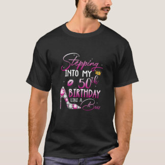 Camiseta Mulheres Entrando Nos Meus 50 Anos Em Presente De