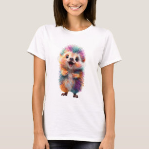 Camiseta Mulheres Entusiastas doouriço-cacheiro Arco-íris V