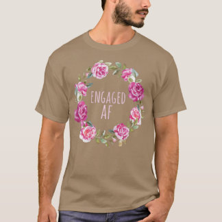 Camiseta Mulheres Envolvidas em AF Noiva para Casamento