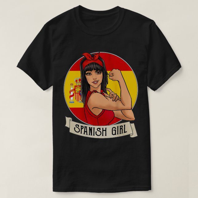Camiseta Mulheres - Espanha Espana - Presentes (Frente do Design)