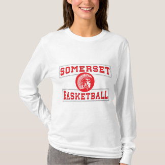 Camiseta Mulheres espartanos da Longo-Capa do basquetebol