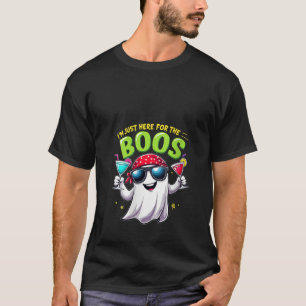Camiseta Mulheres Estou Aqui Só Para As Vaias Fantasma Engr