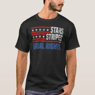 Camiseta Mulheres Estrelas Greve e Igualdade de Direitos 4