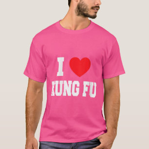 Camiseta Mulheres Eu Adoro Kung Fu
