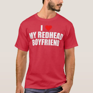 Camiseta Mulheres Eu Amo Minha Namorado Redhead Engraçada G